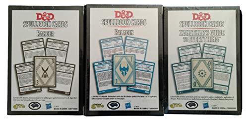 Dungeons and Dragons Spellbook Cards Bundle (8 Items): Cleric, Druid, Bard, Martial Powers & Races, Paladin, Ranger, Arcane, and Xanathar's Guide to Everything Decks (945 Total Cards)